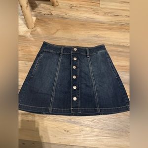 American eagle jean skirt